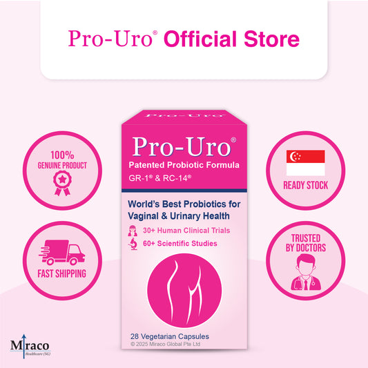 Pro-Uro® World’s Best Probiotics for Women’s Vaginal & Urinary Health – 28 Capsules