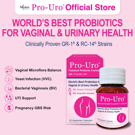 Pro-Uro® World’s Best Probiotics for Women’s Vaginal & Urinary Health – 28 Capsules